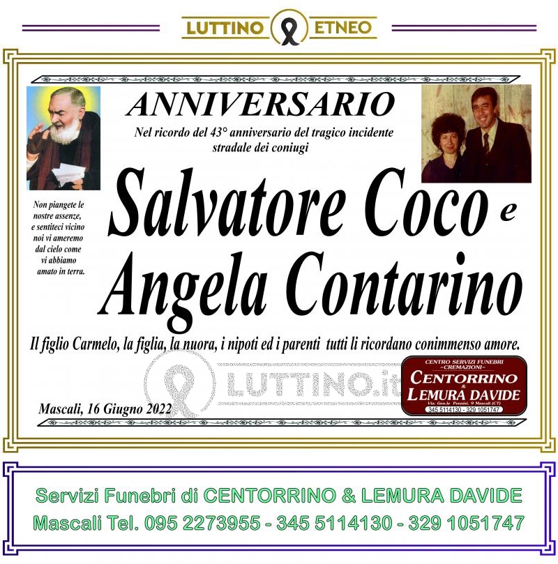 Angela Contarino e Salvatore Coco 